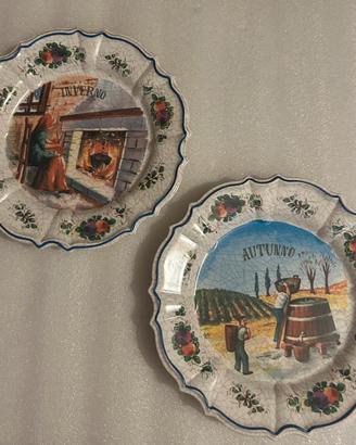 Piatti decorativi vintage