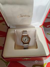 cartier santos octagon acciaio e oro