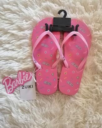 Infradito donna rosa con stampa Barbie - NUOVI.