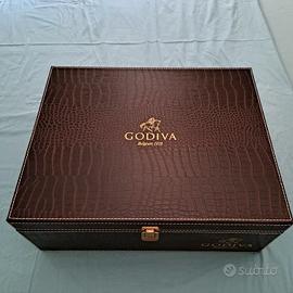 Godiva Box in pelle con lucchetto