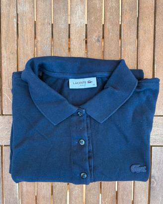 Polo Lacoste donna blu navy – Taglia 4