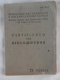 Libretto Originale Lambretta J 50