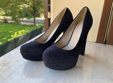 Scarpe tacco tredici scamosciate