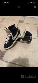 Scarpe NIKE NERE IN PELLE N 37.5