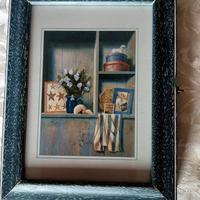 PORTA CHIAVI  DA PARETE IN LEGNO COL.VERDE 5 GANCI