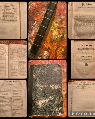 Il Libro dell’Adolescenza Achille Mauri 1843