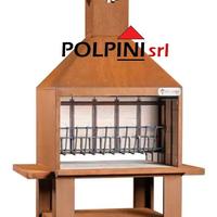 Barbecue da giardino in Acciaio Corten - Vulcano