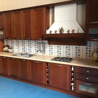 Cucina Gatto  in legno con top metri 5 lineari