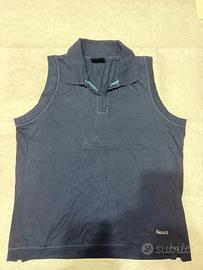 Canotta Polo Donna Champion – Blu L canottiera