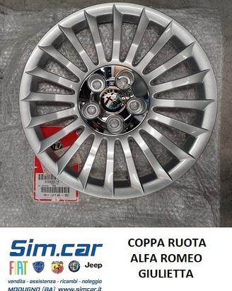 COPPE RUOTA X CERCHI DA 16" ALFA GIULIETTA