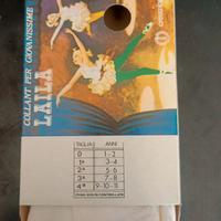 12 collant per bambine colore bianco tg 3