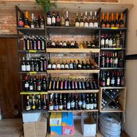 Scaffali per vino e portabottiglie in legno/ ferro