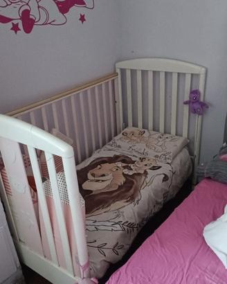 lettino pali bambina 