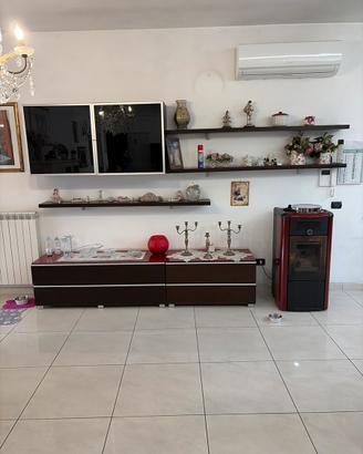 Mobile soggiorno cassettoni, pensili e mensole