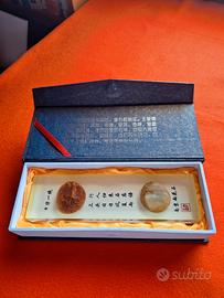 Fermacarte Calligrafia Cinese - Pietre di Yuhua