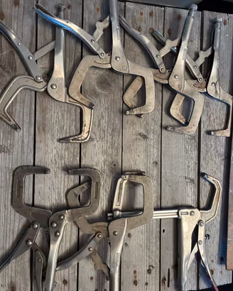7 pinze autobloccanti Wurth e Bessey