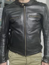 Giacca moto in pelle uomo