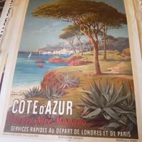 manifesto poster cote d'Azur Cannes Nice Monaco