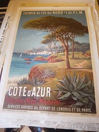 manifesto poster cote d'Azur Cannes Nice Monaco