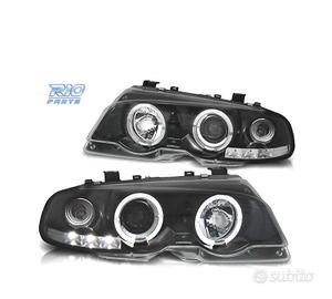 FARI BMW E46 2 PORTE 99-03 ANGEL EYES LED SFONDO N