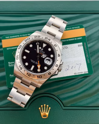 Rolex Explorer II 216570, Full set, Si Permute
