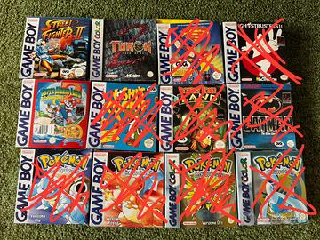 Giochi game boy unico proprietario