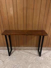 Consolle ingresso in legno di pino