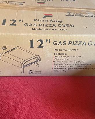 Forno a gas per pizza King modello KF-PZ01 da 12"