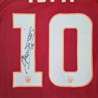 Maglia AS Roma 2014/15 Autografata Totti con Video