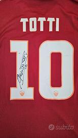 Maglia AS Roma 2014/15 Autografata Totti con Video