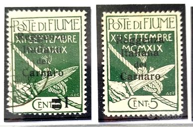francobolli Fiume 