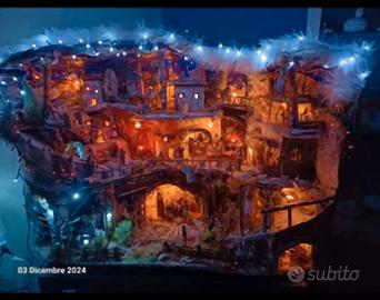 presepe fatto a mano dal valore inestimabile 
