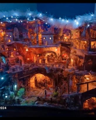 presepe fatto a mano dal valore inestimabile 