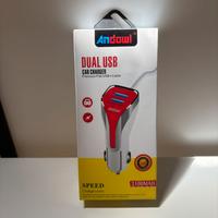 CAR CHARGER CON FILO + 2 USB