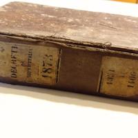 Libro Antico "leggi e decreti" 1873