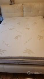 Letto Matrimoniale con box + Materasso e topper