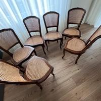 Sedie legno e paglia di Vienna