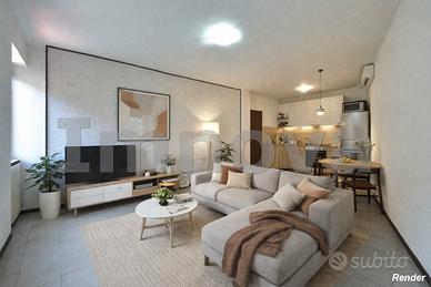 Centro, ampio bilocale senza spese