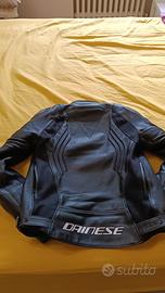 giacca donna  moto Dainese in pelle  traforata 