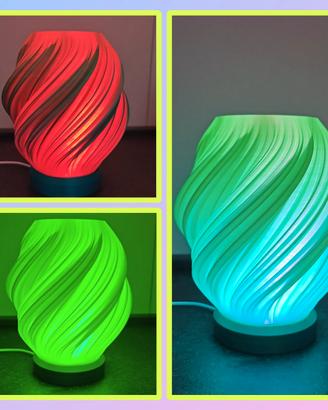 lampade da tavolo multicolore 