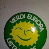 Spilla storica LISTA VERDE /VERDI