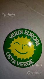 Spilla storica LISTA VERDE /VERDI