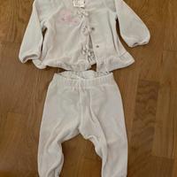 Completo ciniglia neonata 4-6 mesi H&M