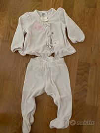Completo ciniglia neonata 4-6 mesi H&M