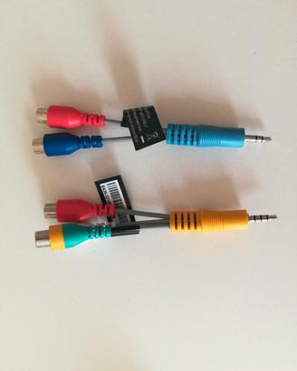 2 cavi adattatore Jack/AUX