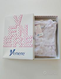 Camicia da notte in cotone lilla tg 44 Venere 