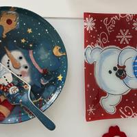 Piatto panettone tondo con paletta
