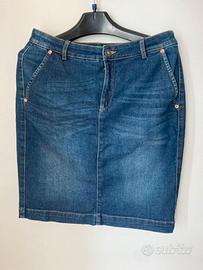 Gonna Jeans Donna Benetton - taglia 40