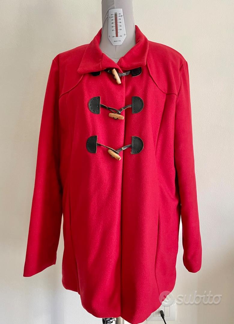 Cappotto lana rosso Tg M Abbigliamento e Accessori In vendita a