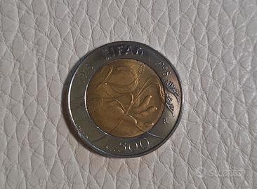 Moneta 500 Lire Ifad 1978-1998